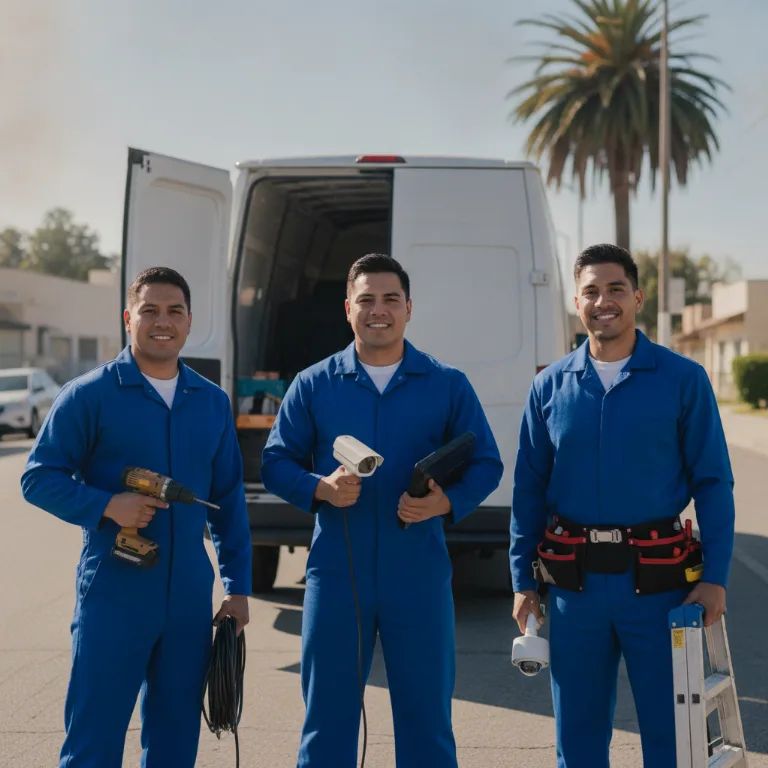 Instalación Cámaras Seguridad equipo en San Jose del Cabo
